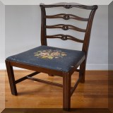 F29. 8 dining chairs including 2 captains 38” x 22” x 20” - $450 